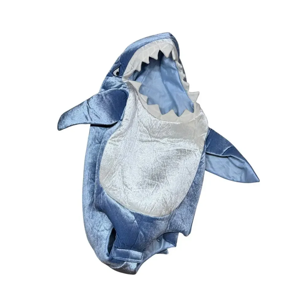 Unisex Child Shark Costume Romper Size 12-18 Months